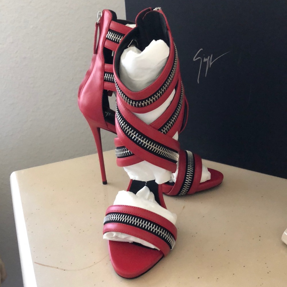 Giuseppe Zanotti Nappa Fiamma Size 38 Shoes